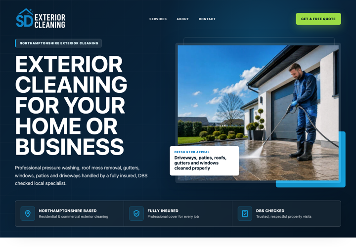 SD Exterior Cleaning website